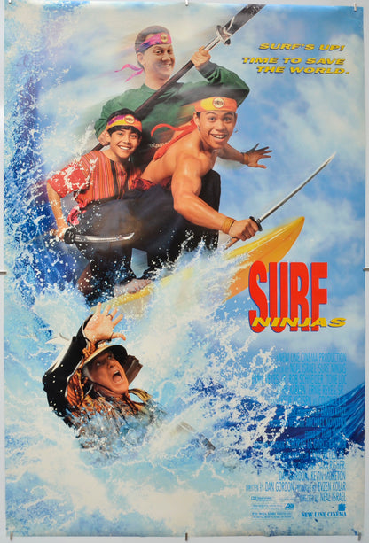 Surf Ninjas - Original One Sheet Poster - Film Poster - Movie Poster