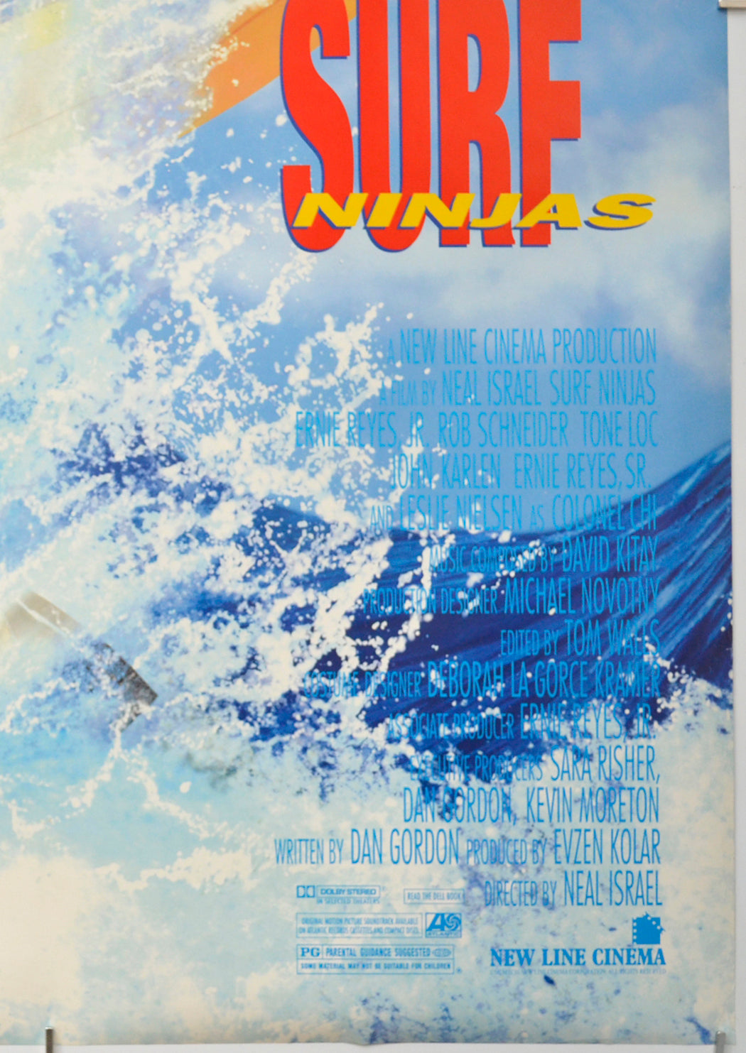 SURF NINJAS (Bottom Right) Cinema One Sheet Movie Poster 