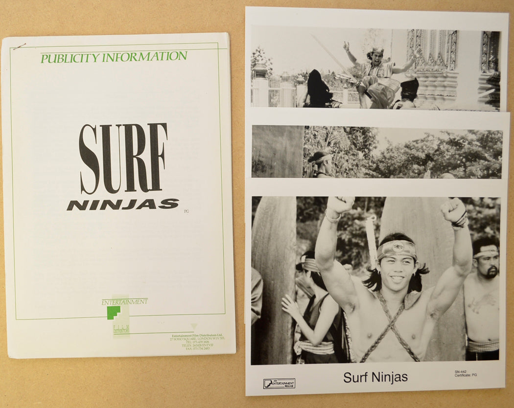 Surf Ninjas Original Cinema Exhibitors Press Kit 