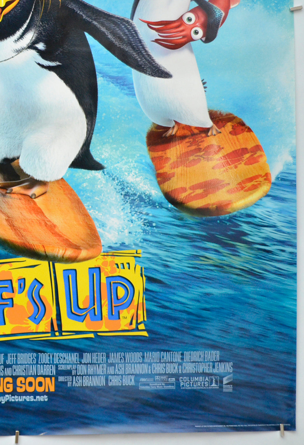 SURF’S UP (Bottom Right) Cinema One Sheet Movie Poster 