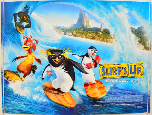 Surf's Up Original Quad Poster - Film Poster - Movie Poster  