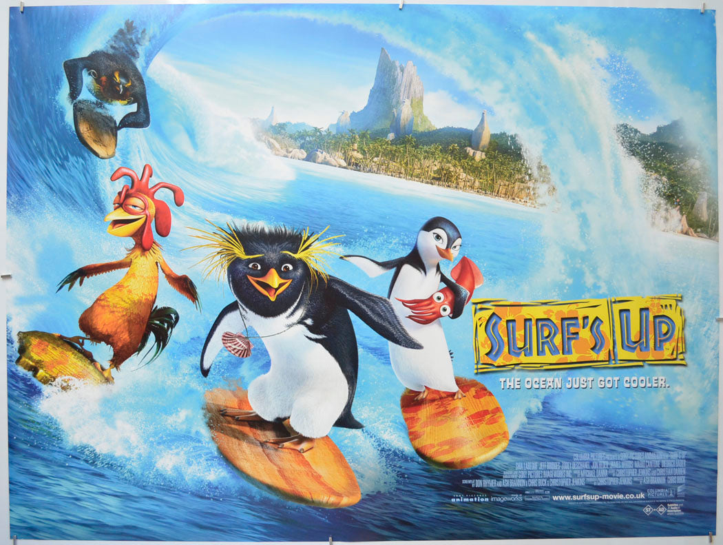 Surf's Up Original Quad Poster - Film Poster - Movie Poster