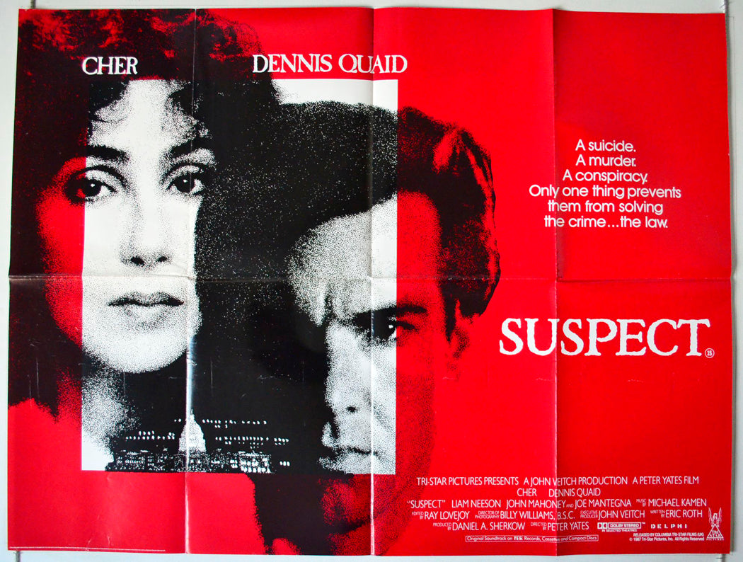 Suspect Original British Quad Poster - Movie Poster