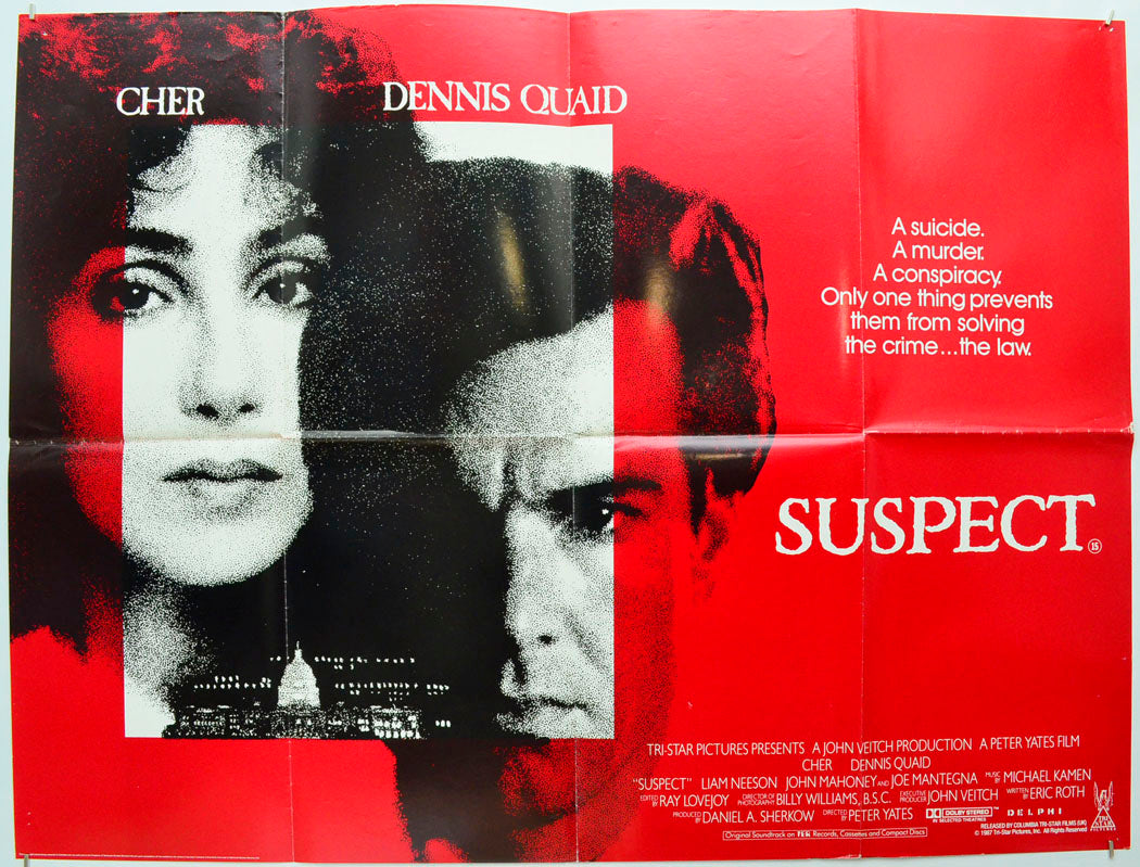 Suspect Original Quad Poster - Film Poster - Movie Poster