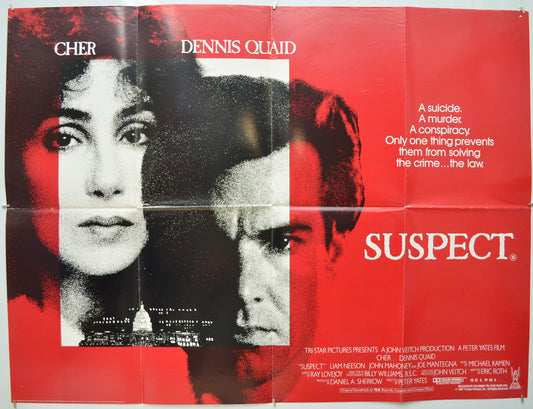 Suspect Original Quad Poster - Film Poster - Movie Poster