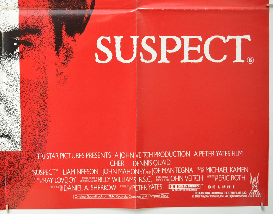 SUSPECT (Bottom Right) Cinema Quad Movie Poster 