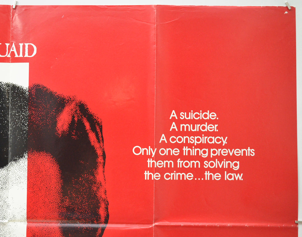 SUSPECT (Top Right) Cinema Quad Movie Poster 