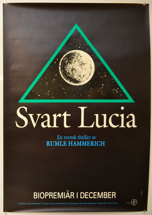 Svart Lucia Original One Sheet Poster - Film Poster - Movie Poster