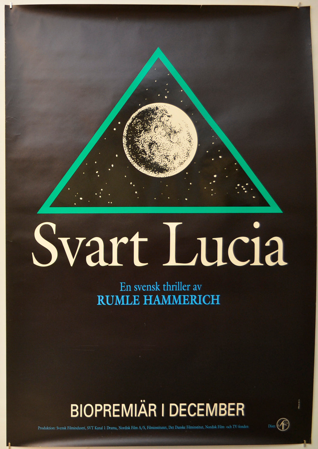 Svart Lucia Original One Sheet Poster - Film Poster - Movie Poster