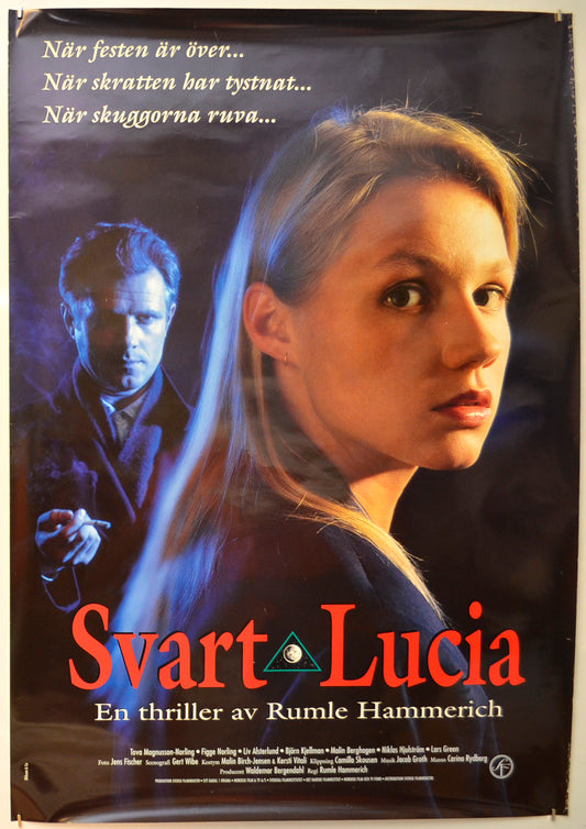 Svart Lucia (Version 2) Original One Sheet Poster - Film Poster - Movie Poster