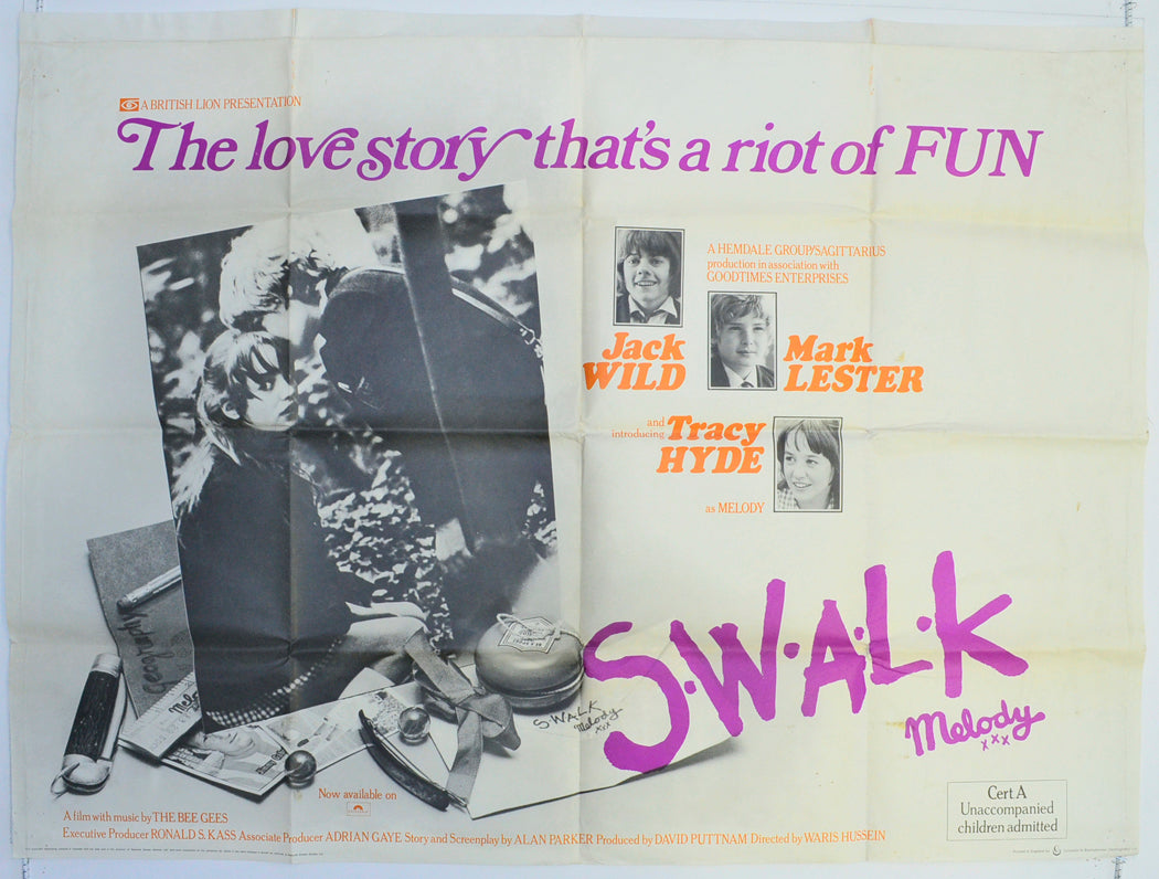 S.W.A.L.K.  Original British Quad Poster - Film Poster - Movie Poster 