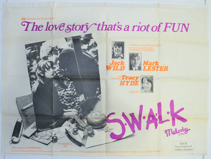 S.W.A.L.K.  Original British Quad Poster - Film Poster - Movie Poster 