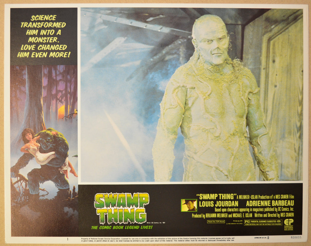 SWAMP THING (Card 1) Cinema Lobby Card Set 