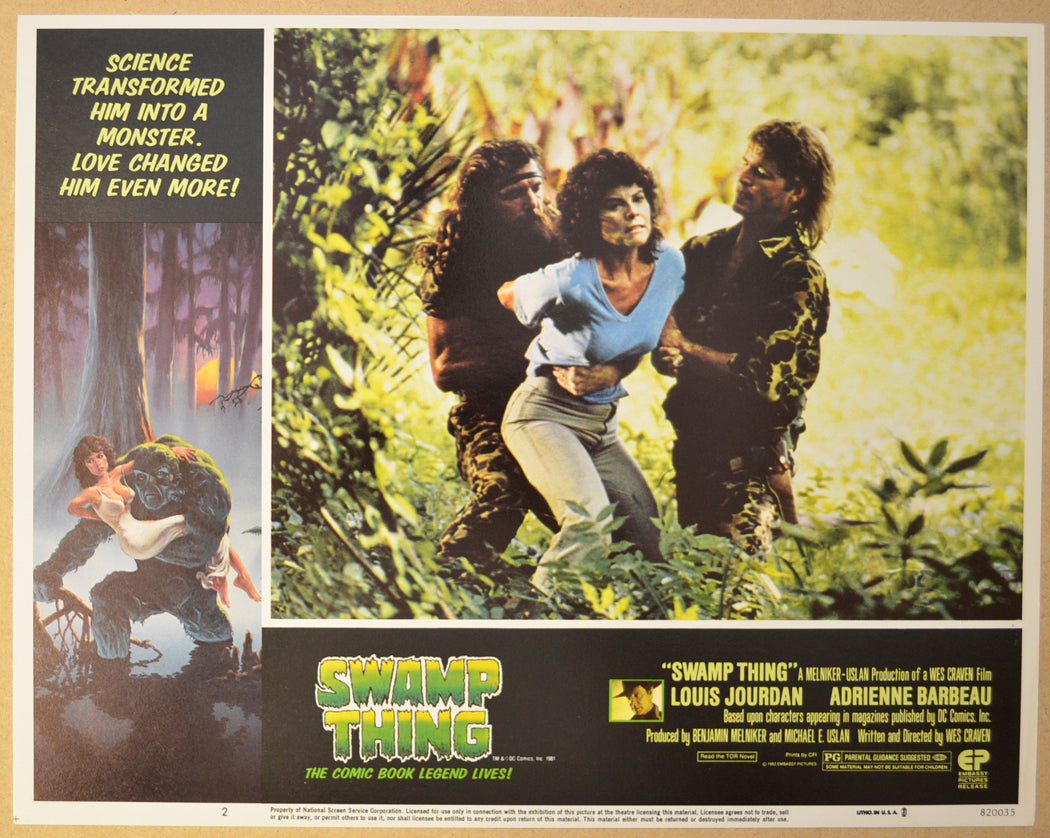 SWAMP THING (Card 2) Cinema Lobby Card Set 