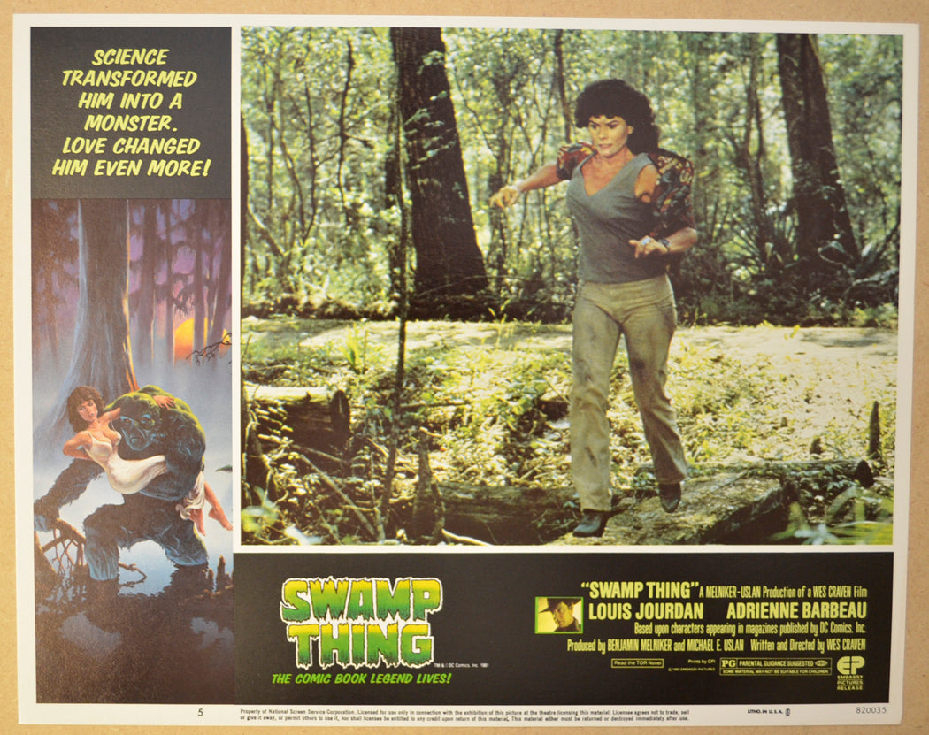 SWAMP THING (Card 5) Cinema Lobby Card Set 