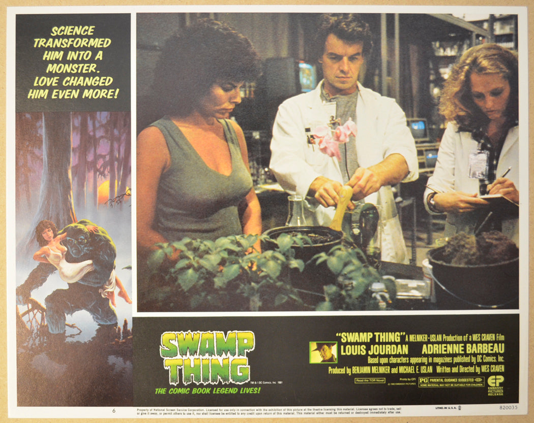 SWAMP THING (Card 6) Cinema Lobby Card Set 