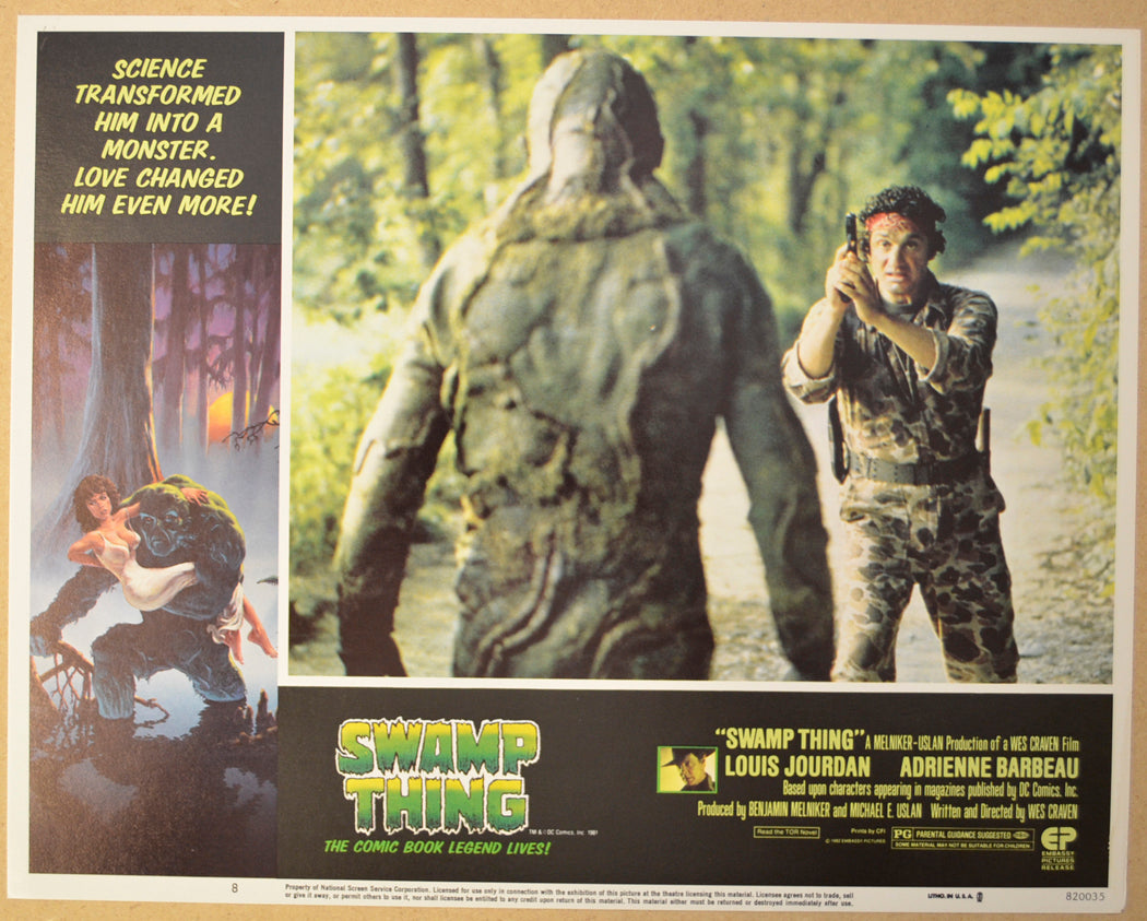 SWAMP THING (Card 8) Cinema Lobby Card Set 