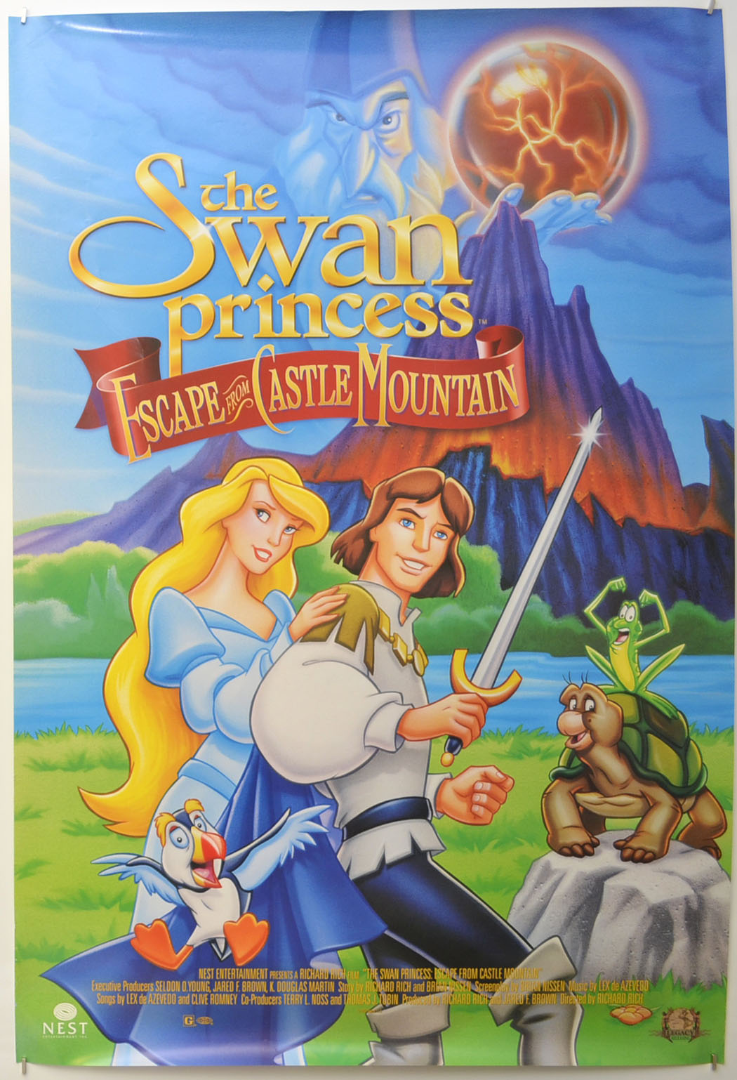 The Swan Princess Original One Sheet Poster - Film Poster - Movie Poster