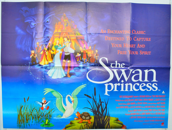 “The Swan Princess” Original Quad Poster - Film Poster - Movie Poster ...