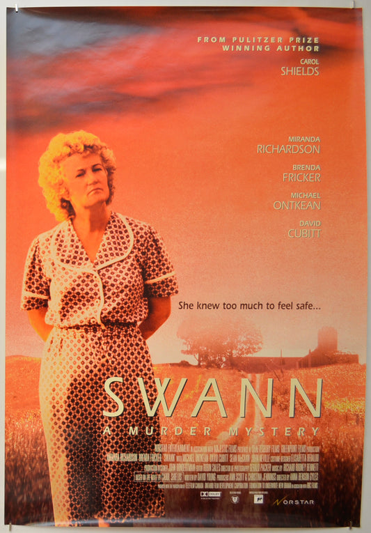 Swann  Original One Sheet Poster - Film Poster - Movie Poster