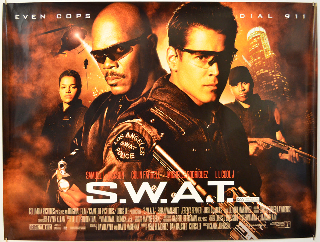 S.W.A.T.  Original Quad Poster - Film Poster - Movie Poster