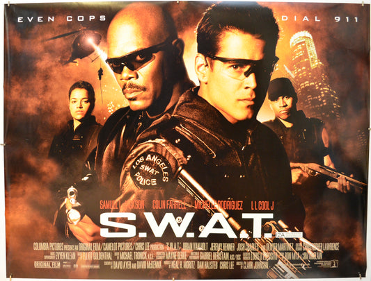 S.W.A.T.  Original Quad Poster - Film Poster - Movie Poster