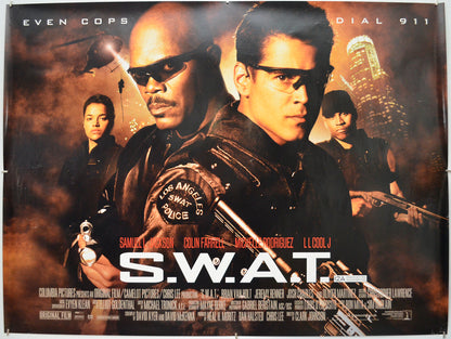 S.W.A.T. - Original Quad Poster - Film Poster - Movie Poster