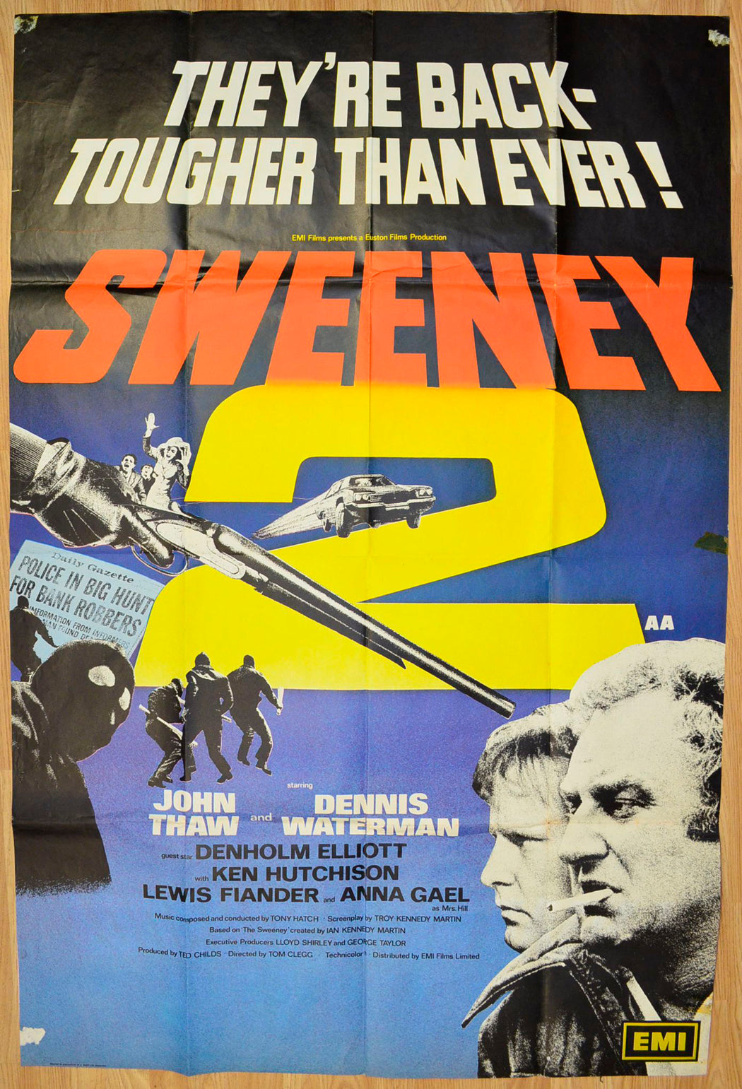 Sweeney 2  Original UK BUS STOP Poster - Film Poster - Movie Poster