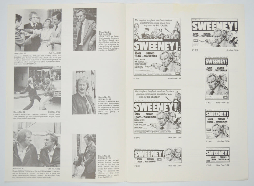 SWEENEY Cinema Exhibitors Campaign Pressbook - INSIDE 