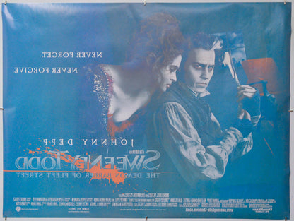 Sweeney Todd - The Demon Barber Of Fleet Street (Back) Cinema Quad Movie Poster 