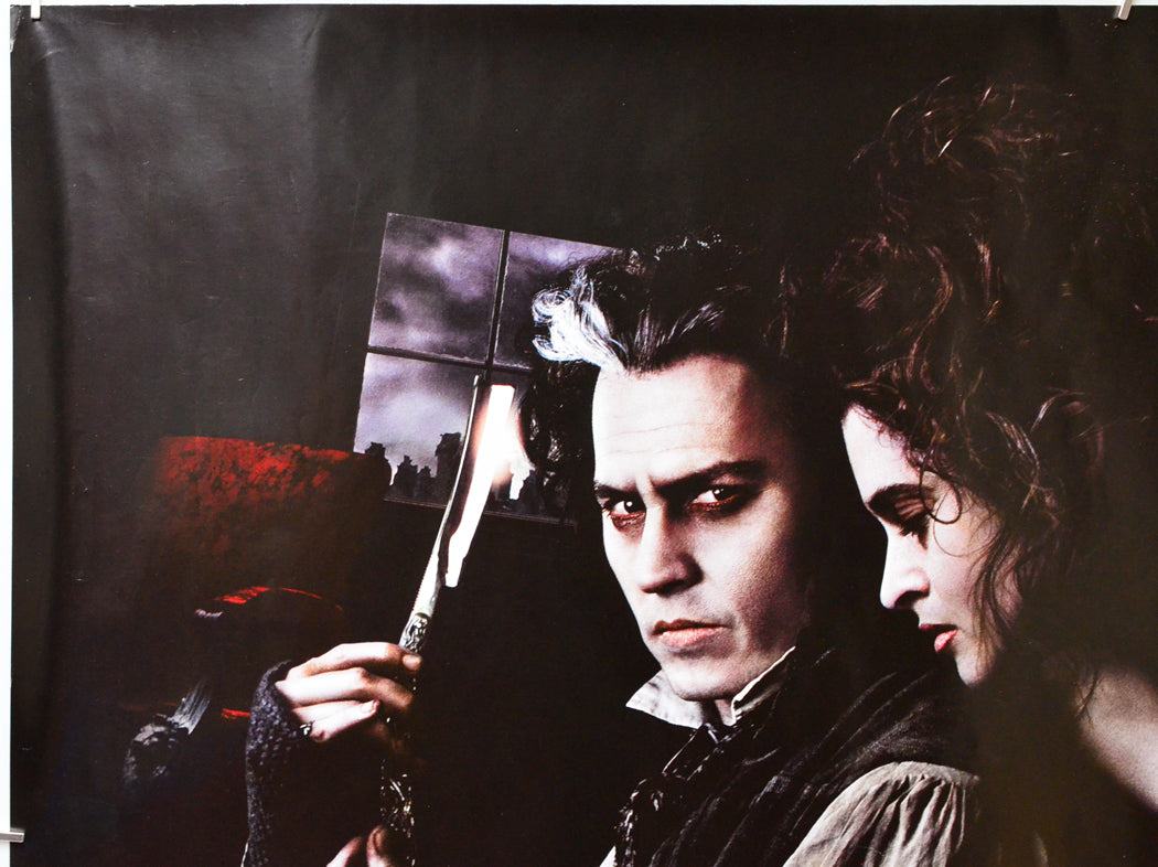 Sweeney Todd - The Demon Barber Of Fleet Street (Top Left) Cinema Quad Movie Poster 