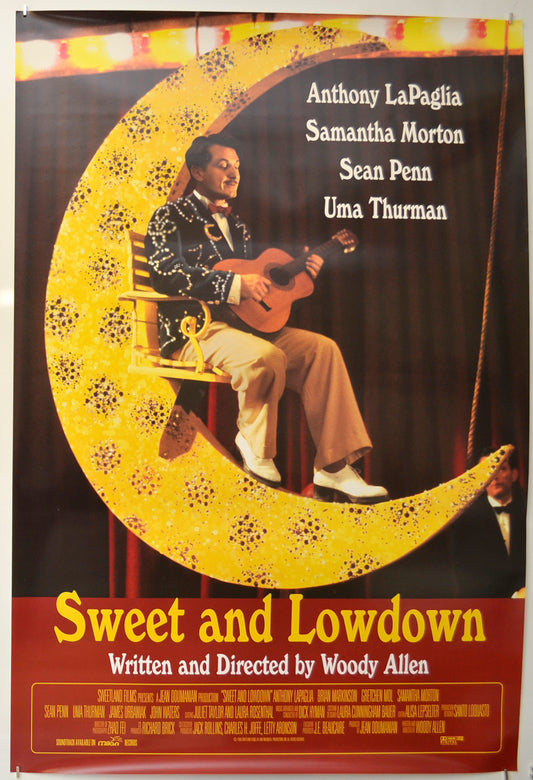 Sweet And Lowdown Original One Sheet Poster - Film Poster - Movie Poster  