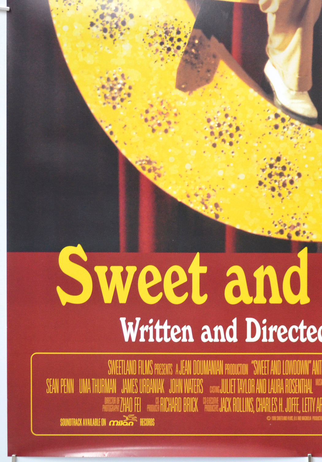 SWEET AND LOWDOWN (Bottom Left) Cinema One Sheet Movie Poster 