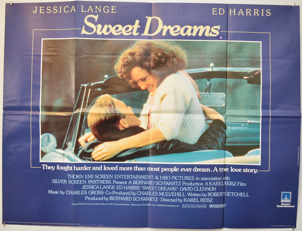 Sweet Dreams  Original Quad Poster - Film Poster - Movie Poster