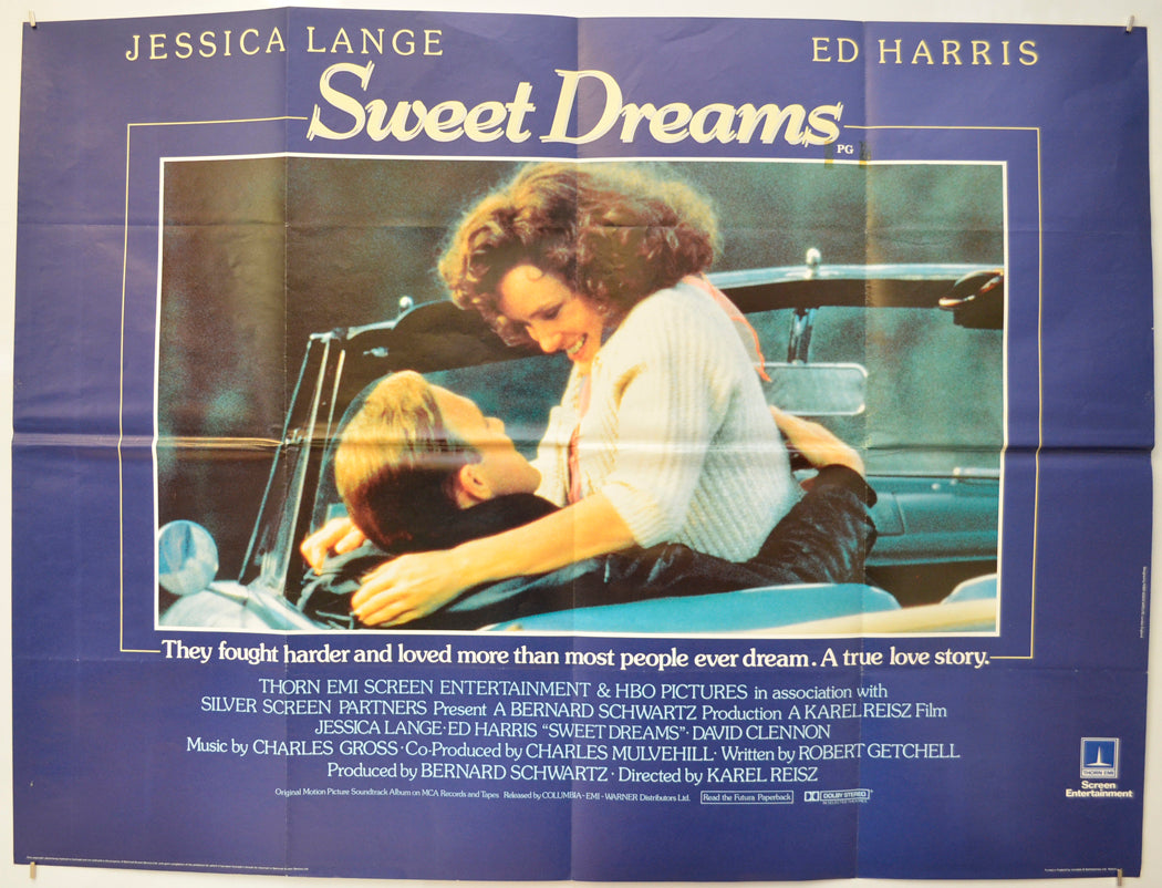 Sweet Dreams Original Quad Poster - Film Poster - Movie Poster  