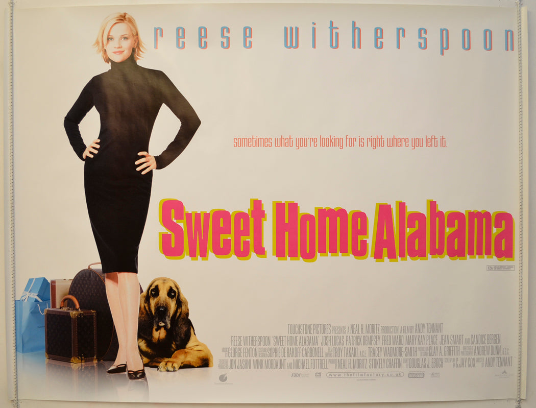 Sweet Home Alabama  Original Quad Poster - Film Poster - Movie Poster 