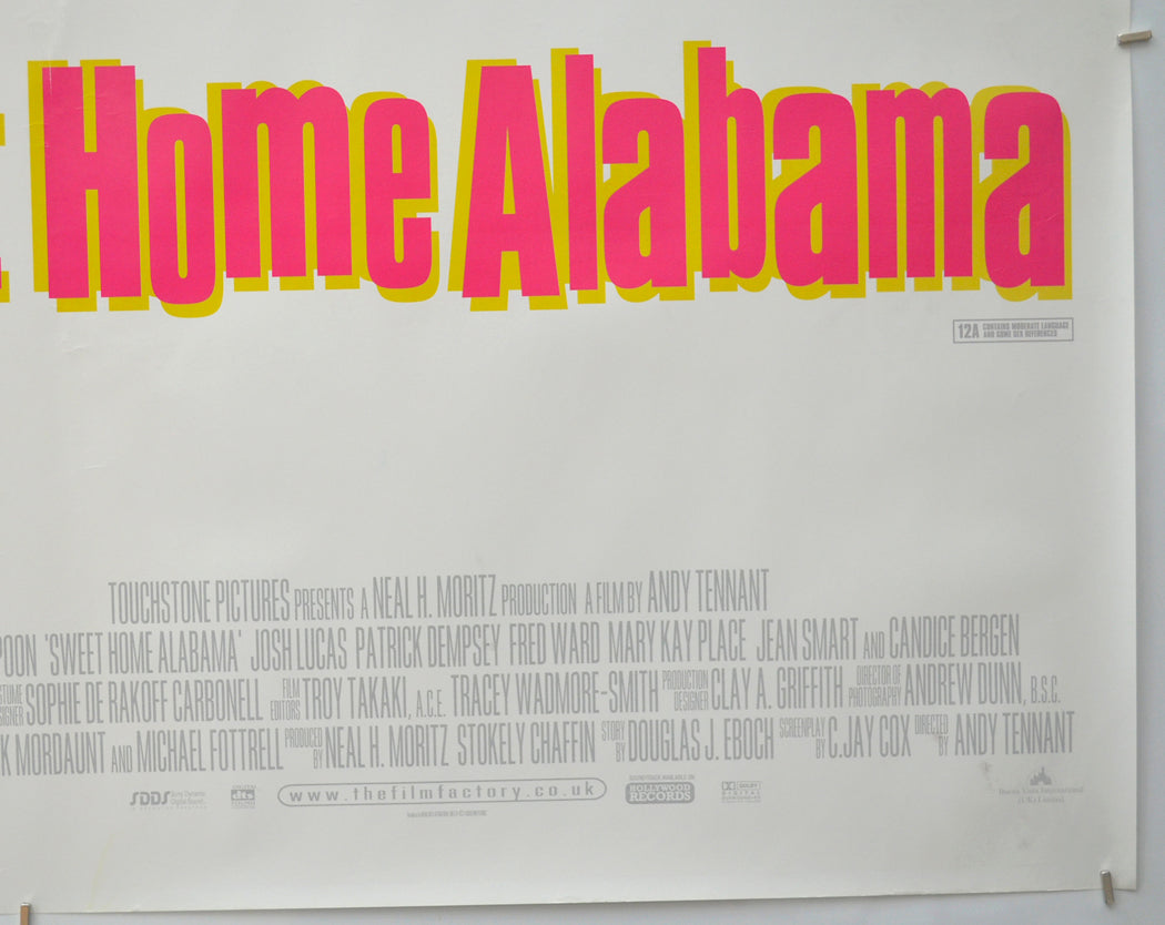 SWEET HOME ALABAMA (Bottom Right) Cinema Quad Movie Poster 