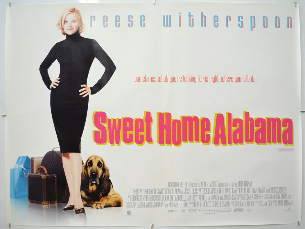 Sweet Home Alabama Original Quad Poster - Film Poster - Movie Poster