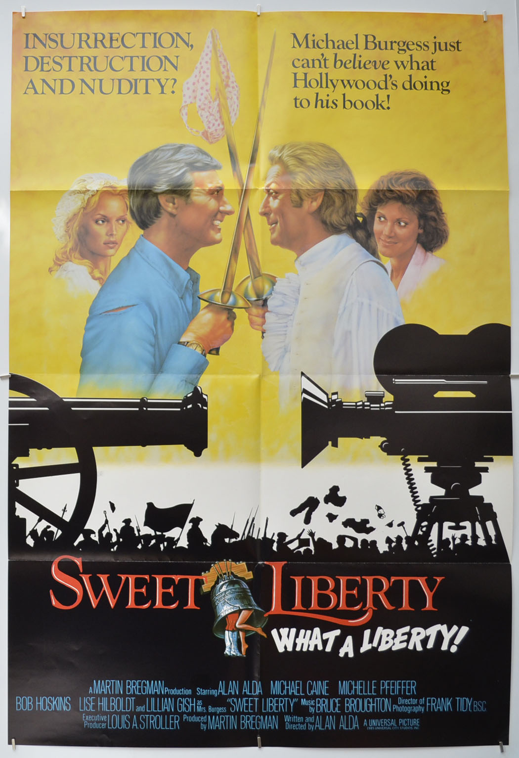 Sweet Liberty Original One Sheet Poster - Film Poster - Movie Poster