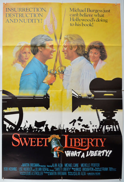 Sweet Liberty Original One Sheet Poster - Film Poster - Movie Poster