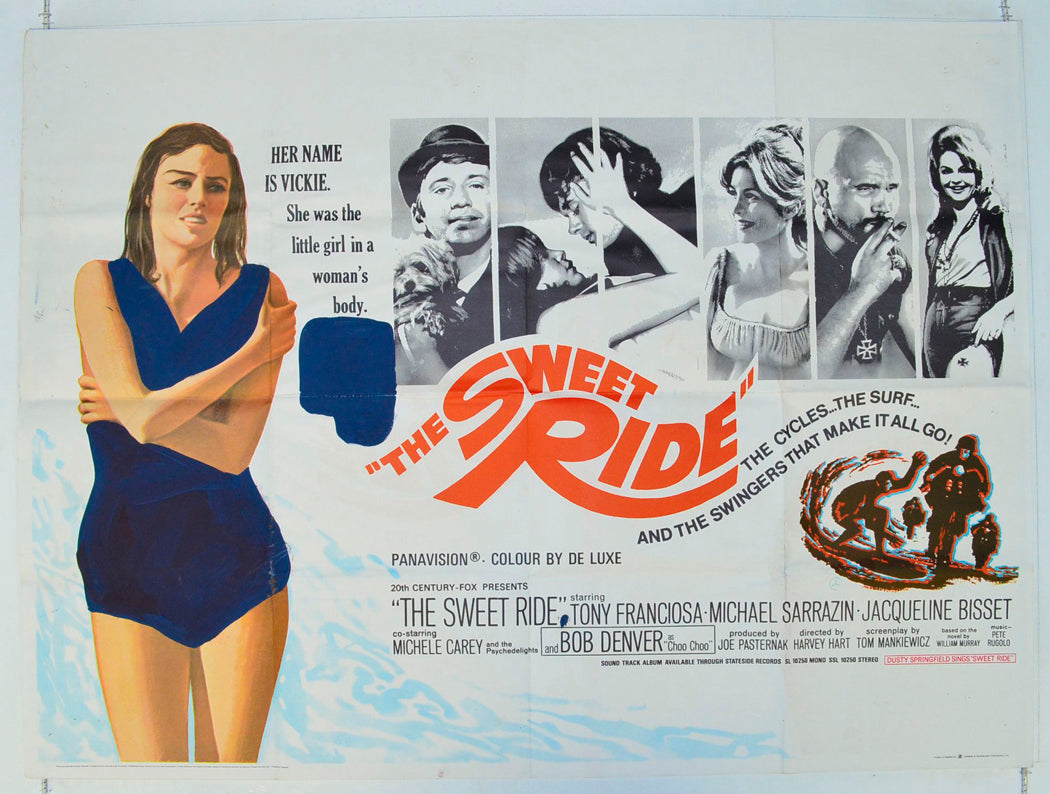 The Sweet Ride  Original British Quad Poster - Film Poster - Movie Poster