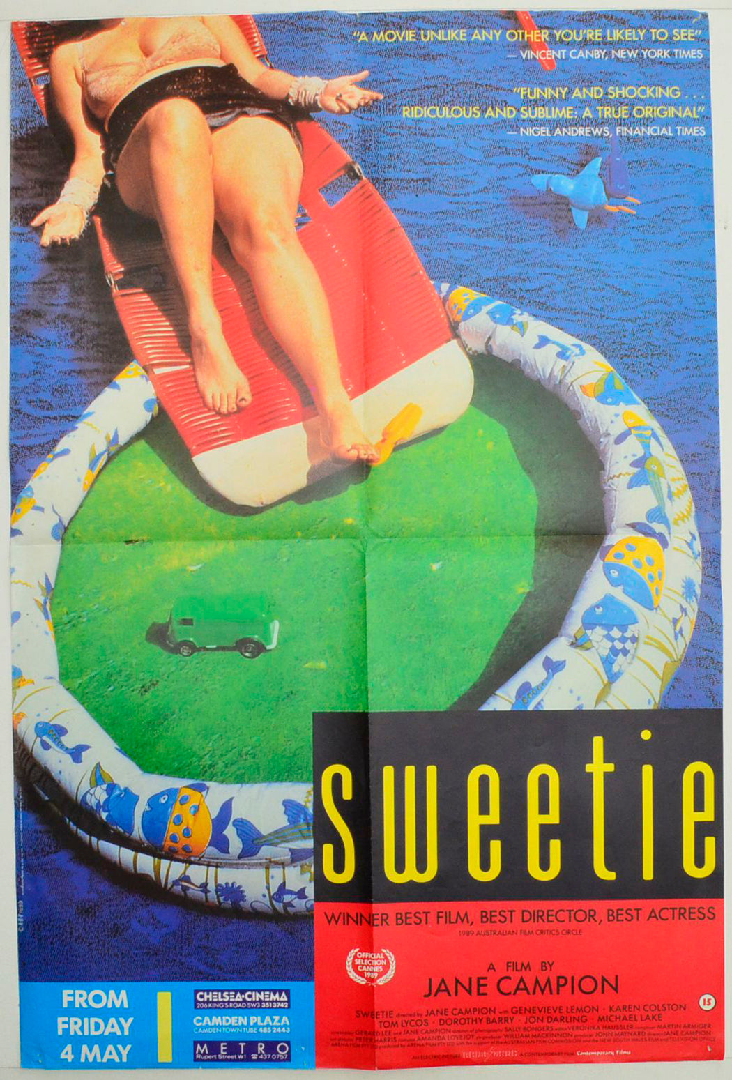 Sweetie Original Double Crown Poster - Film Poster - Movie Poster 