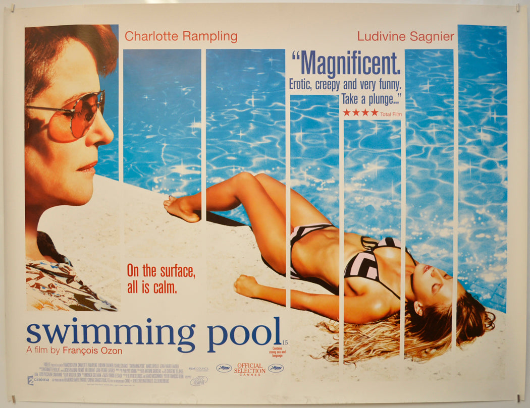 Swimming Pool  Original Quad Poster - Film Poster - Movie Poster