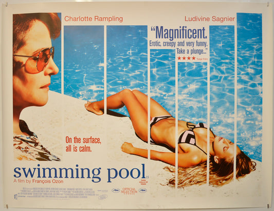 Swimming Pool  Original Quad Poster - Film Poster - Movie Poster