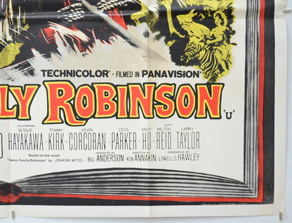 SWISS FAMILY ROBINSON (Bottom Right) Cinema Quad Movie Poster 