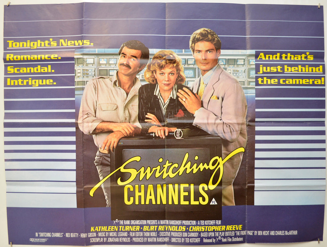 Switching Channels Original Quad Poster - Film Poster - Movie Poster