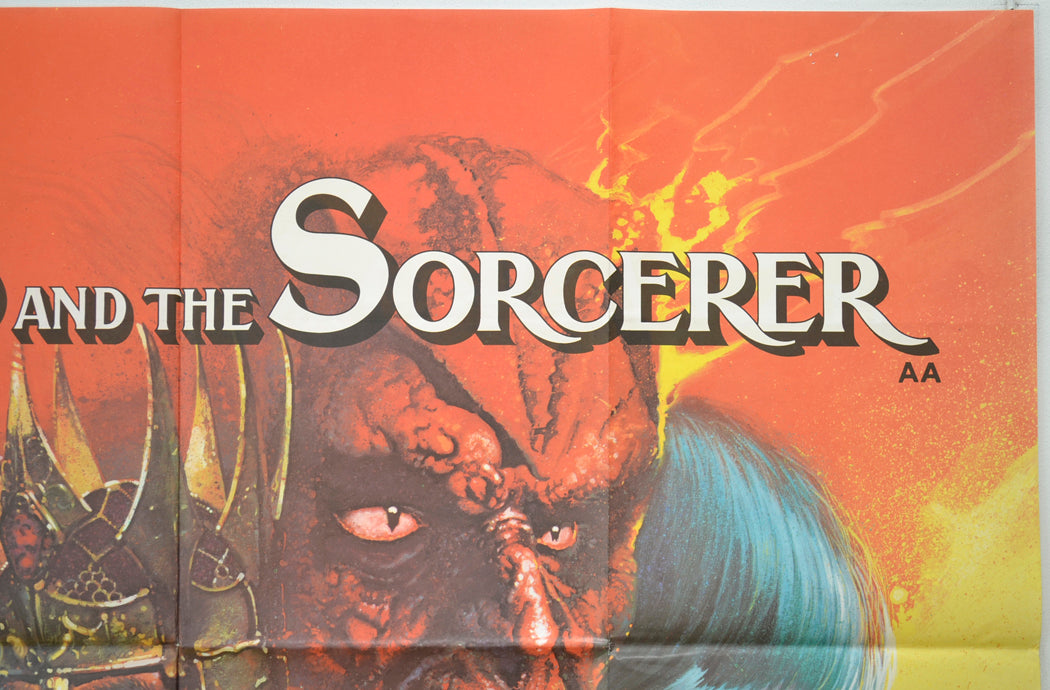 THE SWORD AND THE SORCERER (Top Right) Cinema Quad Movie Poster 