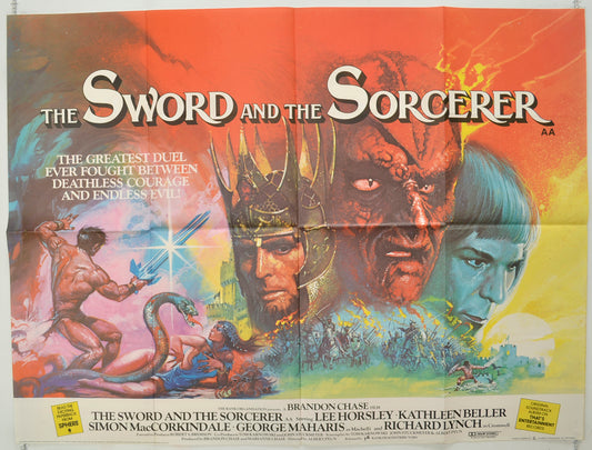 The Sword And The Sorcerer   Original Quad Poster - Film Poster - Movie Poster 