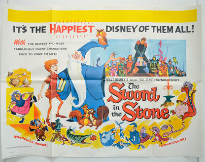 The Sword In The Stone  (1976 re-release poster)   Original Quad Poster - Film Poster - Movie Poster  