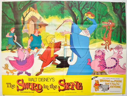 The Sword In The Stone (1983 re-release poster)  Original Quad Poster - Film Poster - Movie Poster